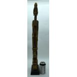 TRIBAL AFRICAN ART DOGON FIGURE. Mali. 69.5cm high