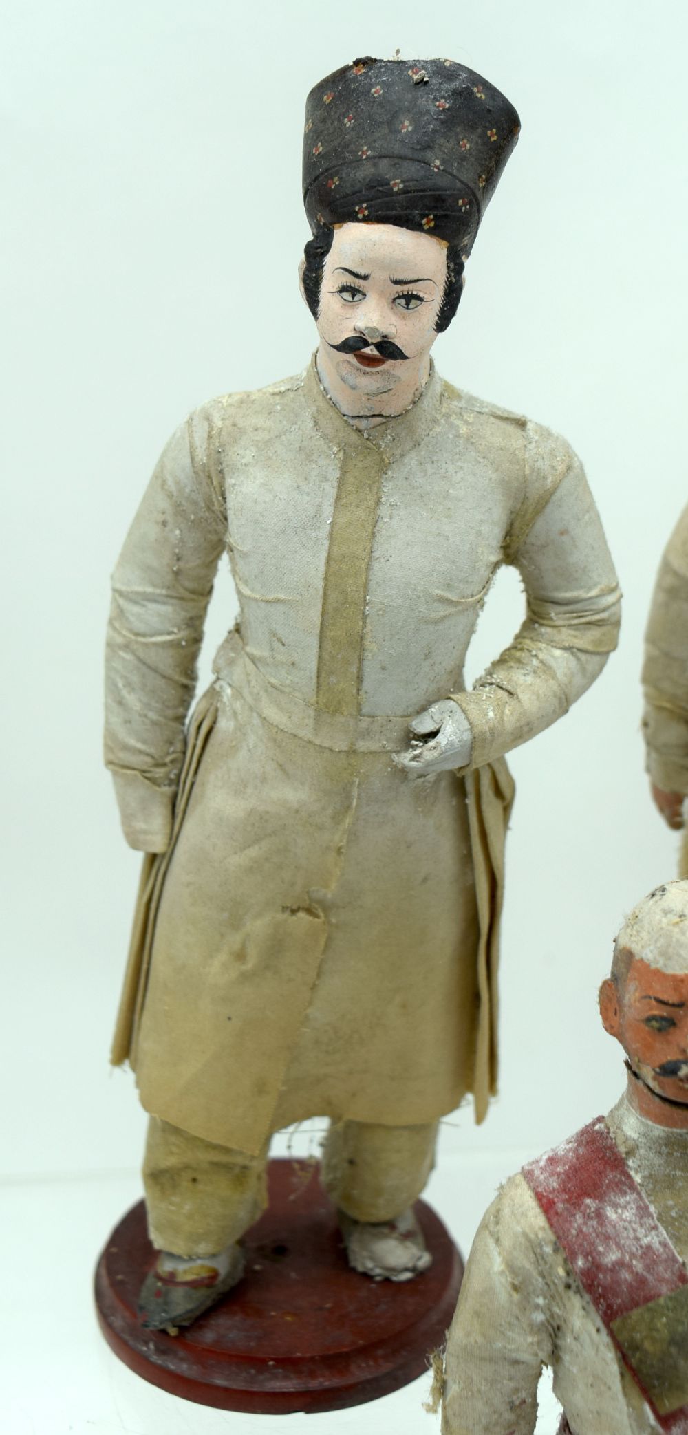 A collection of Indian Terracotta and plaster company figures. 22cm (6). - Image 4 of 8