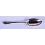 A GEORGE III SILVER SPOON. London 1790. 72 grams. 20 cm long.