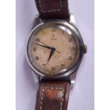 A VINTAGE TUDOR WRISTWATCH. 29 grams. 3.25 cm diameter.