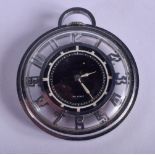 A RARE VINTAGE SKELETON POCKET WATCH. 27 grams. 5 cm diameter.