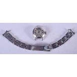 A LADIES TUDOR WRISTWATCH. 33 grams. 2.5 cm wide.