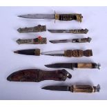 SIX VINTAGE CONTINENTAL KNIVES. (6)