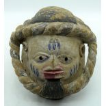 TRIBAL AFRICAN ART - YORUBA GELEDE MASK from Nigeria. The Gelede is a celebration of the power of w