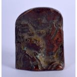 A CHINESE BRONZE SEAL 20th Century. 4 cm x 3 cm.