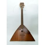 A Russian Balalaika musical instrument 70cm .