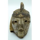 TRIBAL AFRICAN ART - IGBO MASK of the Igbo tribe from South-East Nigeria The masks of wood and fabri