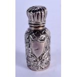 A VICTORIAN SILVER SCENT BOTTLE. Birmingham 1888. 19 grams. 5 cm x 2 cm.