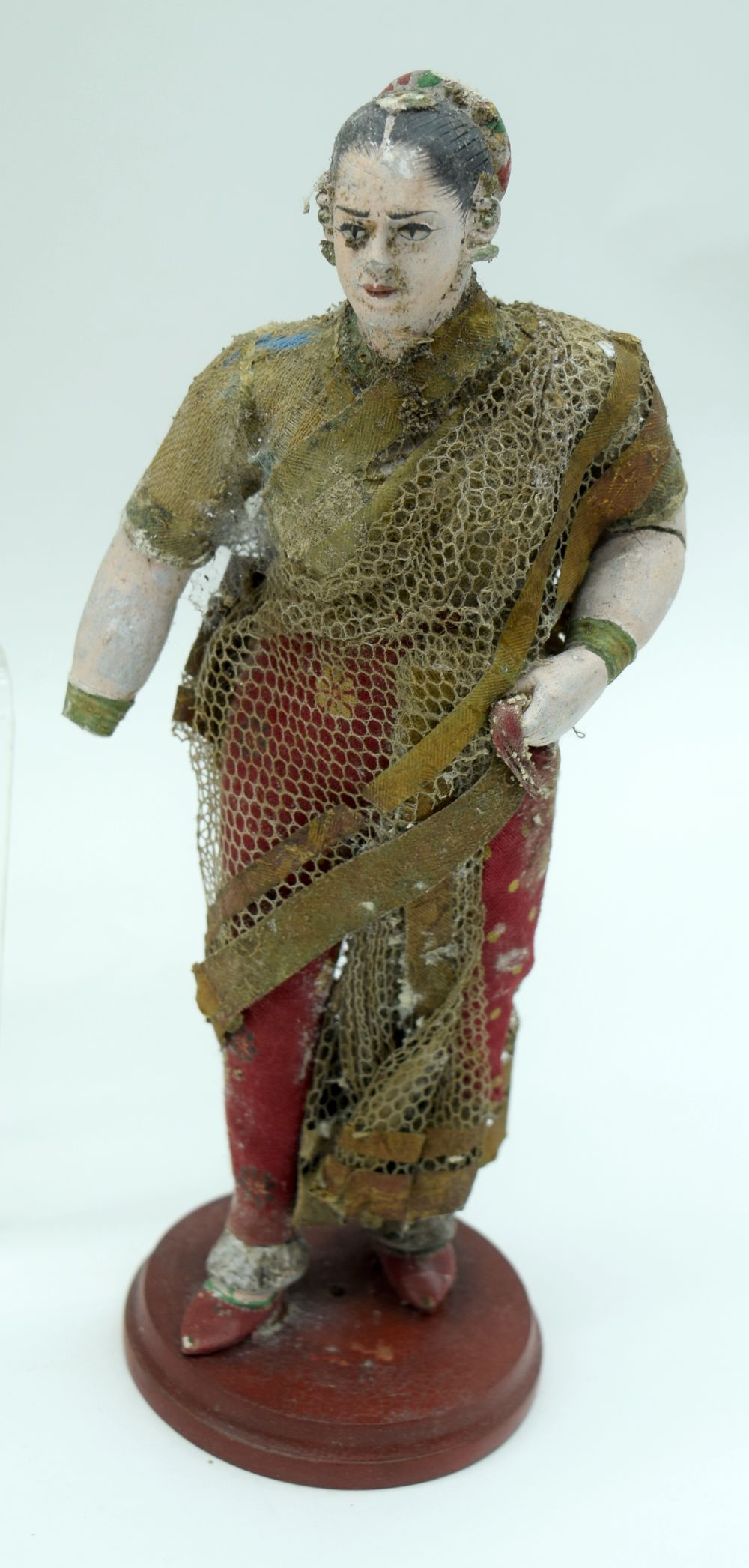 A collection of Indian Terracotta and plaster company figures. 22cm (6). - Image 7 of 8
