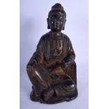 A CHINESE BRONZE BUDDHA 20th Century. 20 cm x 10 cm.