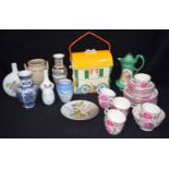 A collection of ceramic items, Old Romany, Noritake etc. Qty.