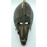 TRIBAL AFRICAN ART MARKA MASK. The Markam living in Mali, Guinea and Burkina Faso are neighbors of