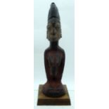 TRIBAL AFRICAN ART YORUBA IBEJI. Nigeria. Yoruba peoples have one of the highest incidents of twin