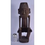 TRIBAL SOUTH AMERICAN ART - COLUMBIAN MALE FIGURE. 57cm x 18cm