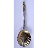 A VICTORIAN SILVER APOSTLE SPOON. Sheffield 1851. 80 grams. 20 cm long.