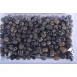 ASSORTED TIBETAN AGATE BEADS 20th Century. (qty)