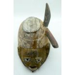 TRIBAL AFRICAN ART - YORUBA GELEDE MASK from Nigeria. The Gelede is a celebration of the power of w