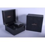 A LOVELY VACHERON CONSTANTIN LACQUERED WATCH DISPLAY BOX. 24 cm x 27 cm.