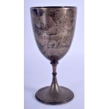 AN ANTIQUE SILVER CUP. Sheffield 1905. 113 grams. 14.5 cm high.