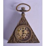 A CONTEMPORARY MASONIC POCKET WATCH. 5 cm x 5 cm.