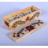 A CHINESE CARVED BONE DICE BOX AND COVER 20th Century. 7 cm x 2 cm.