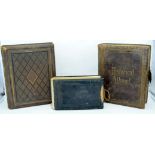 A rare Victorian Historical Photograph Album together with two others 31 x 25 cm (3).