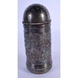 AN ANTIQUE SILVER SUGAR SIFTER. 127 grams. 14 cm high.