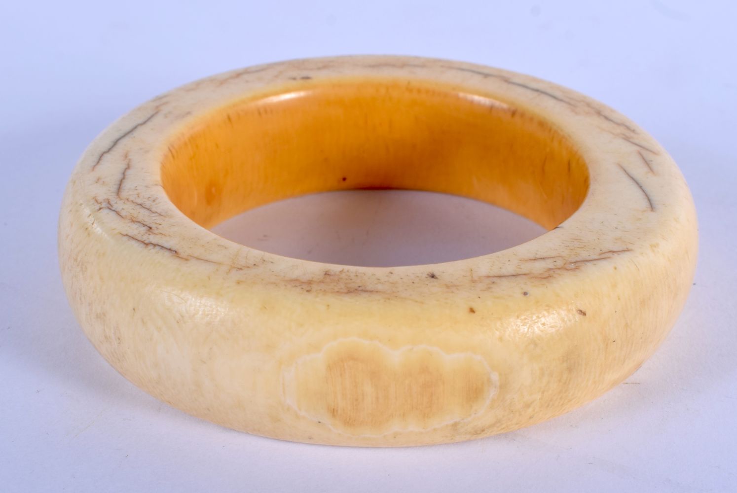 AN ANTIQUE IVORY BANGLE etc. (qty) - Image 2 of 3