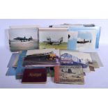 A COLLECTION OF AERONAUTICAL EPHEMERA including photographs and autograph albums. (qty)