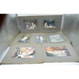 A set of Russian nude prints 17 x 26cm (7)