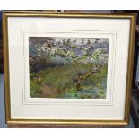 Henry Silkstone Hopwood (Exhibited 1894) Watercolour, Landscape. Image 24 cm x 27 cm.