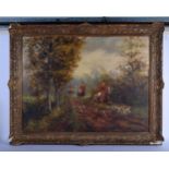 British School (Early 20th Century) Oil on canvas, Fox Hunting scene. Image 78 cm x 58 cm.