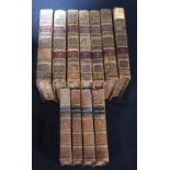 Collection of Books seven volumes of The works of Samuel Johnson printed 1816 together with Four vol