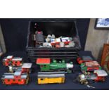 A collection of plastic Albright model trains (QTY)
