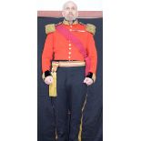 A Royal Dragoon Guards Officers dress uniform .