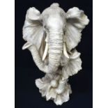 A large model of an elephant 53cm.