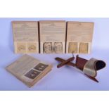 AN UNDERWOOD AND UNDERWOOD STEREOSCOPE with 50 medical views. (51)