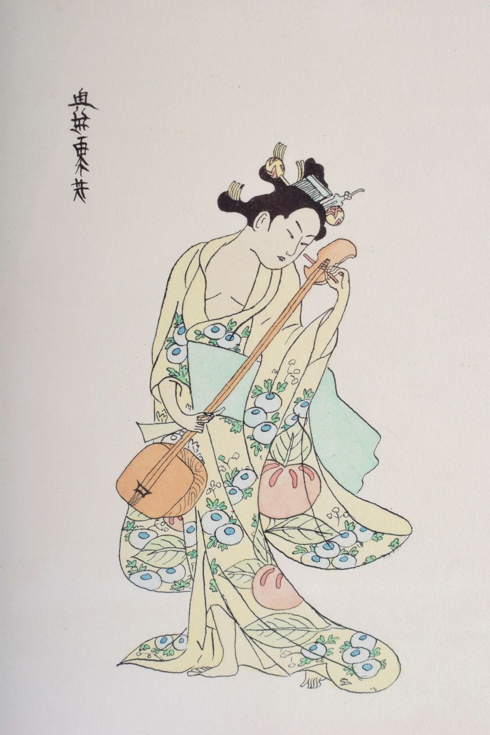 Japanese School (C1930) 10 x Watercolours, Figures in various pursuits. Image 35 cm x 26 cm. (10) - Bild 3 aus 6