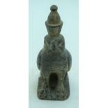 An Egyptian stone Owl 15cm.