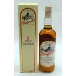A bottle of Glenfarclas 10 year old single malt Whisky 750 ml