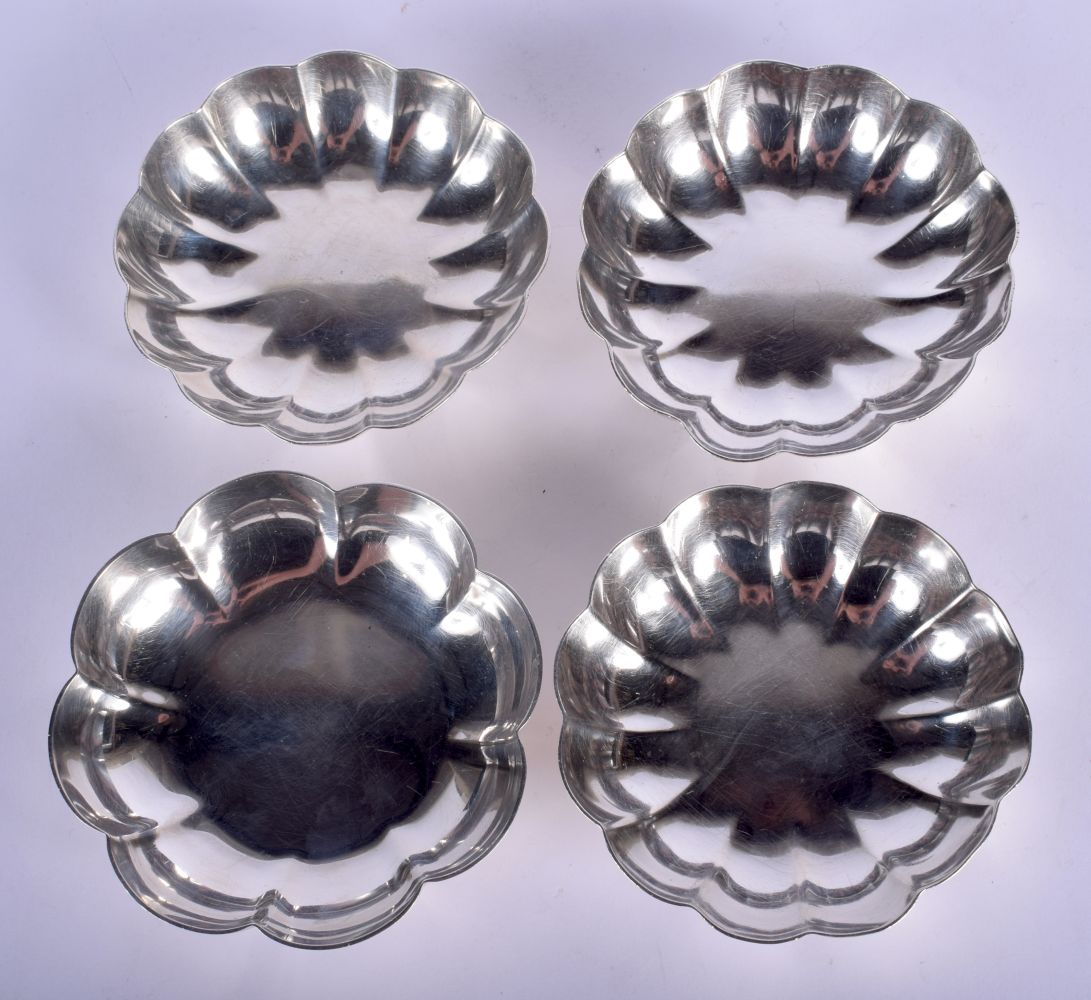 FOUR 1970S ENGLISH SILVER DISHES. 266 GRAMS. 9 cm wide. (4) - Image 2 of 5