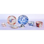 ASSORTED 18TH CENTURY CHINESE TEA WARES etc. (qty)