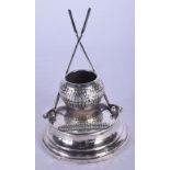 A NOVELTY SILVER GOLFING SMOKERS COMPENDIUM. Birmingham 1922. 173 grams weighted. 12 cm x 10 cm.