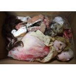 VINTAGE DOLLS etc. (qty)