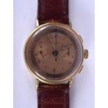 A VINTAGE MONTAGNE CHRONOGRAPH WRISTWATCH. 3.25 cm wide.