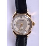 A GOLD LADIES LONGINES WRISTWATCH. 16 grams overall. 2.25 cm wide.