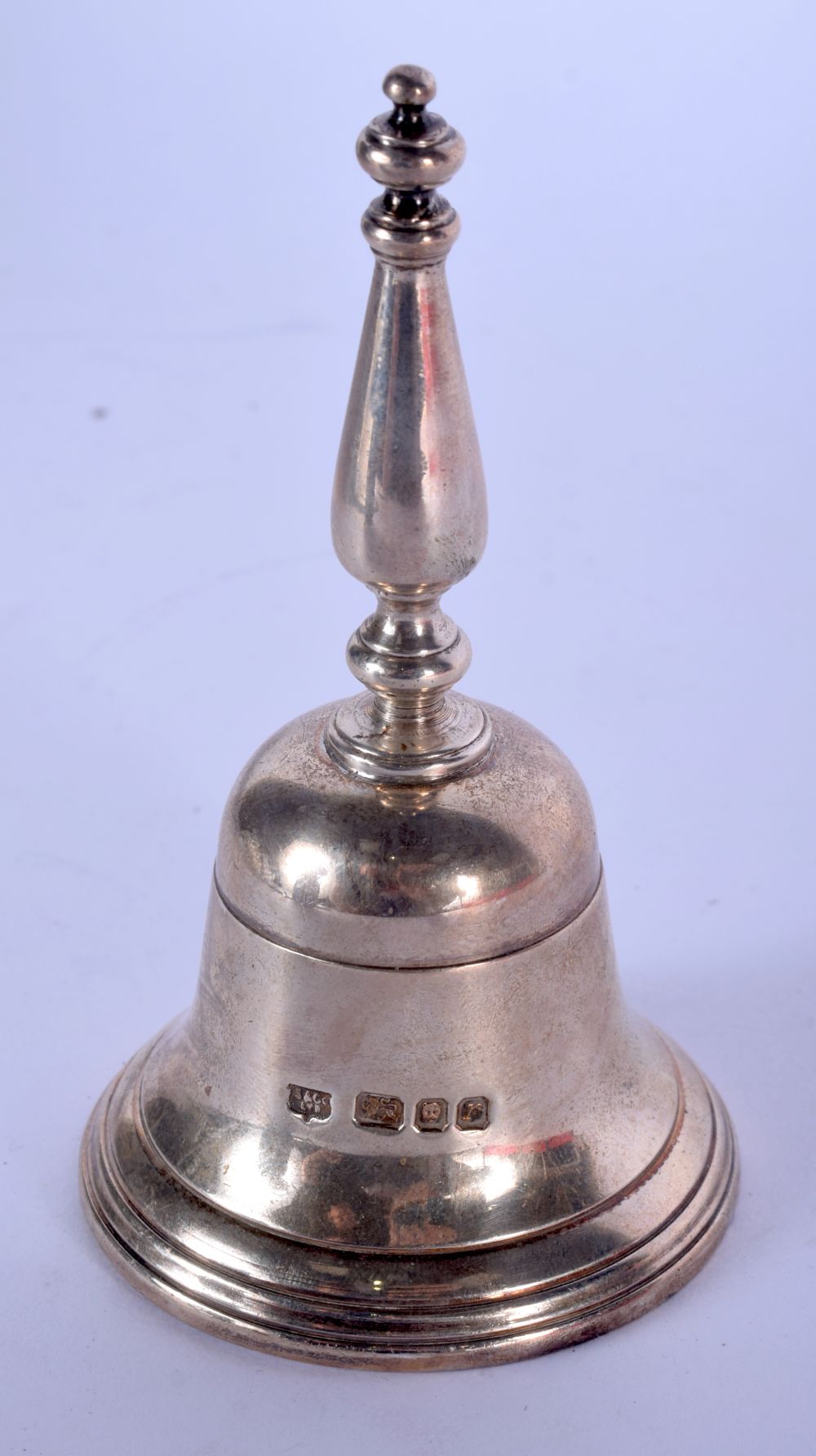 A 1970S SILVER BELL together with a silver letter opener & a rare House of Lords silver plated dinne - Image 6 of 7