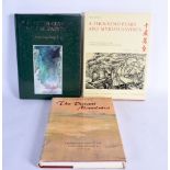 THREE CHINESE PAINTING REFERENCE BOOKS. (3)