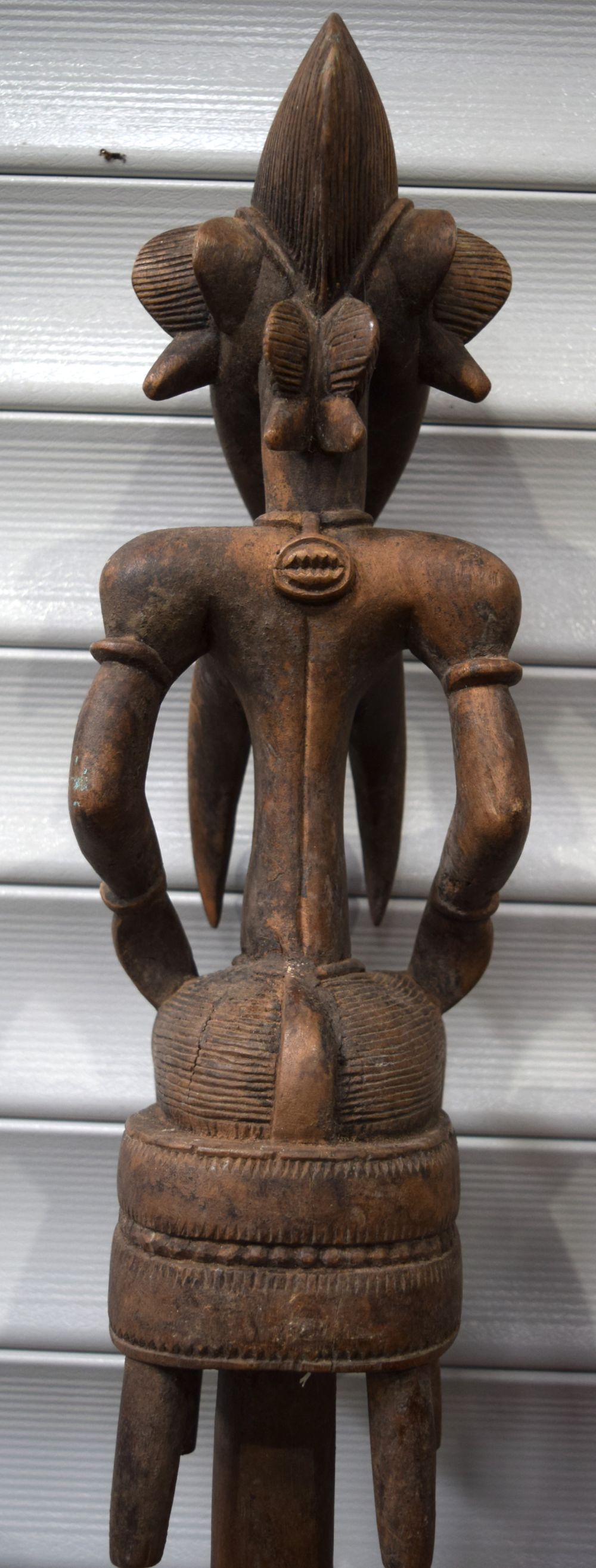 An African tribal Senufo Tefalapitya staff. 170 x 14cm - Image 6 of 7