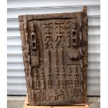 An African tribal Dogon Granary door. 102 x 66cm